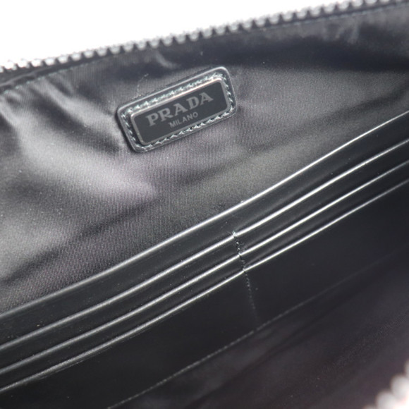 PRADA Prada clutch bag 2NH006 nylon orange rubber tag - Picture 9 of 9